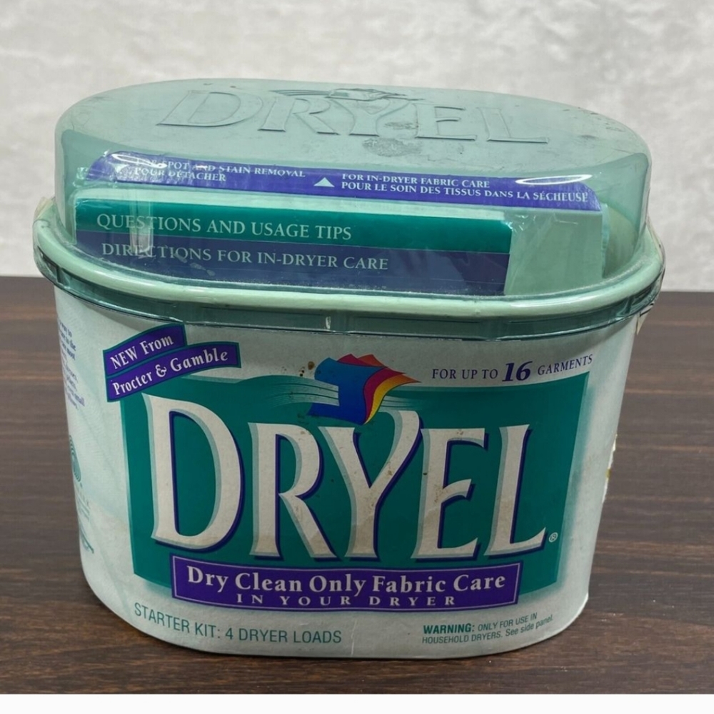 Dryel Dry Clean Only Fabric Care Starter Kit 4 Dryer Loads 16 Garments Complete